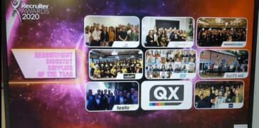 Virtual awards ceremony during the pandemic "recruiter awards 2020"