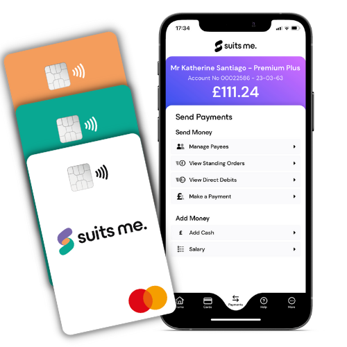 Suits Me® Essential card and online banking app